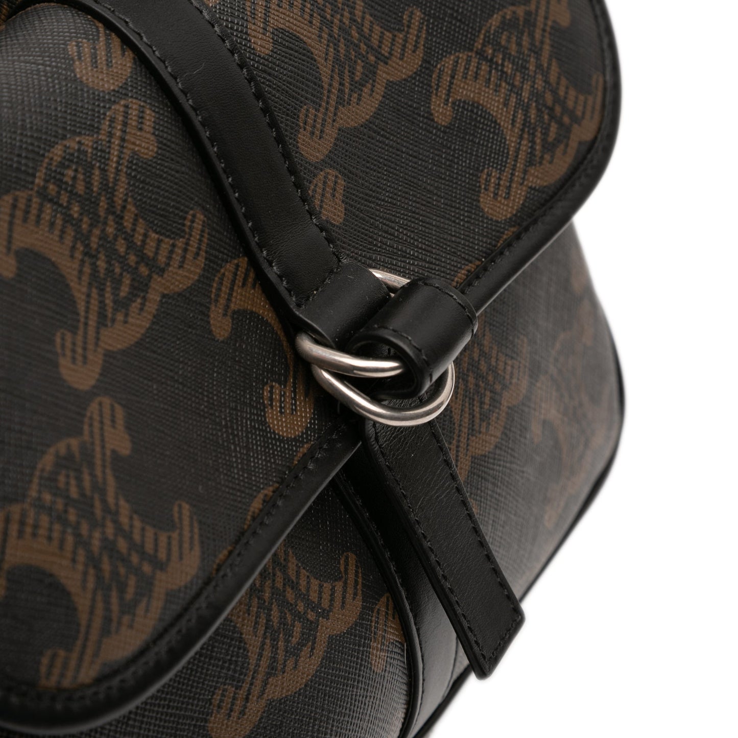 Celine Medium Triomphe Coated Canvas Backpack