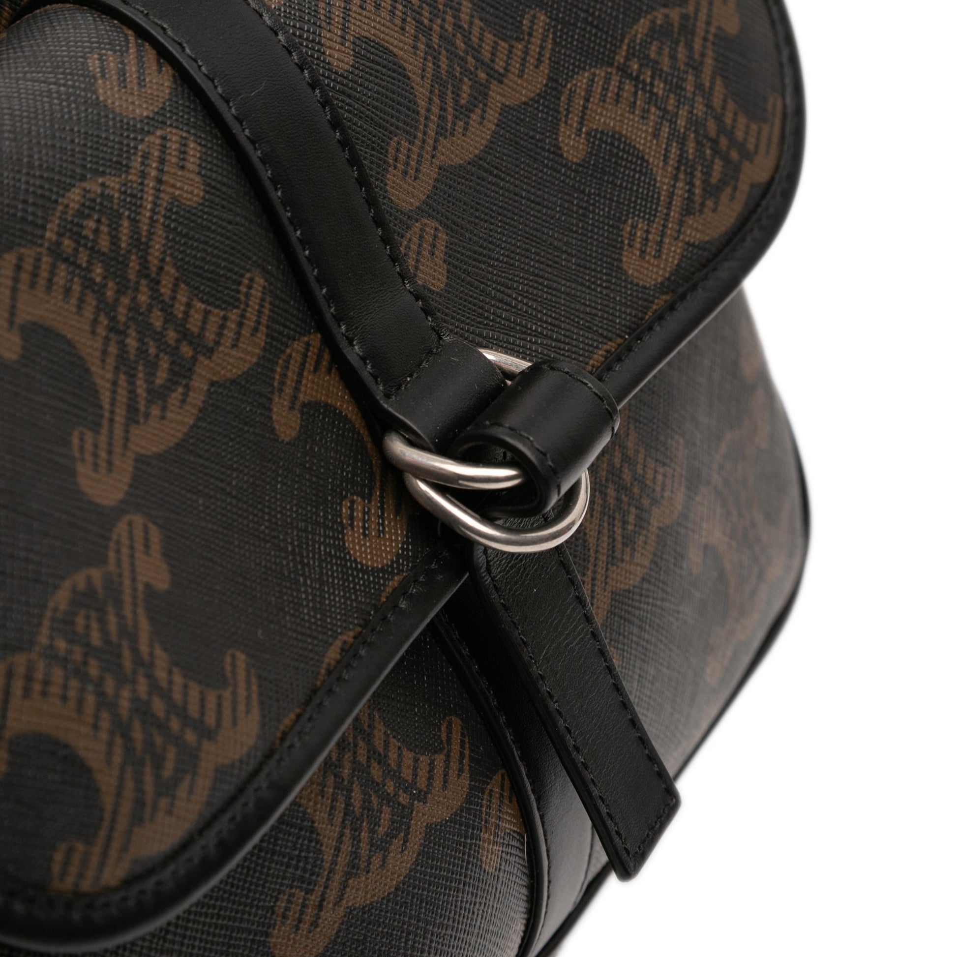 Celine Medium Triomphe Coated Canvas Backpack