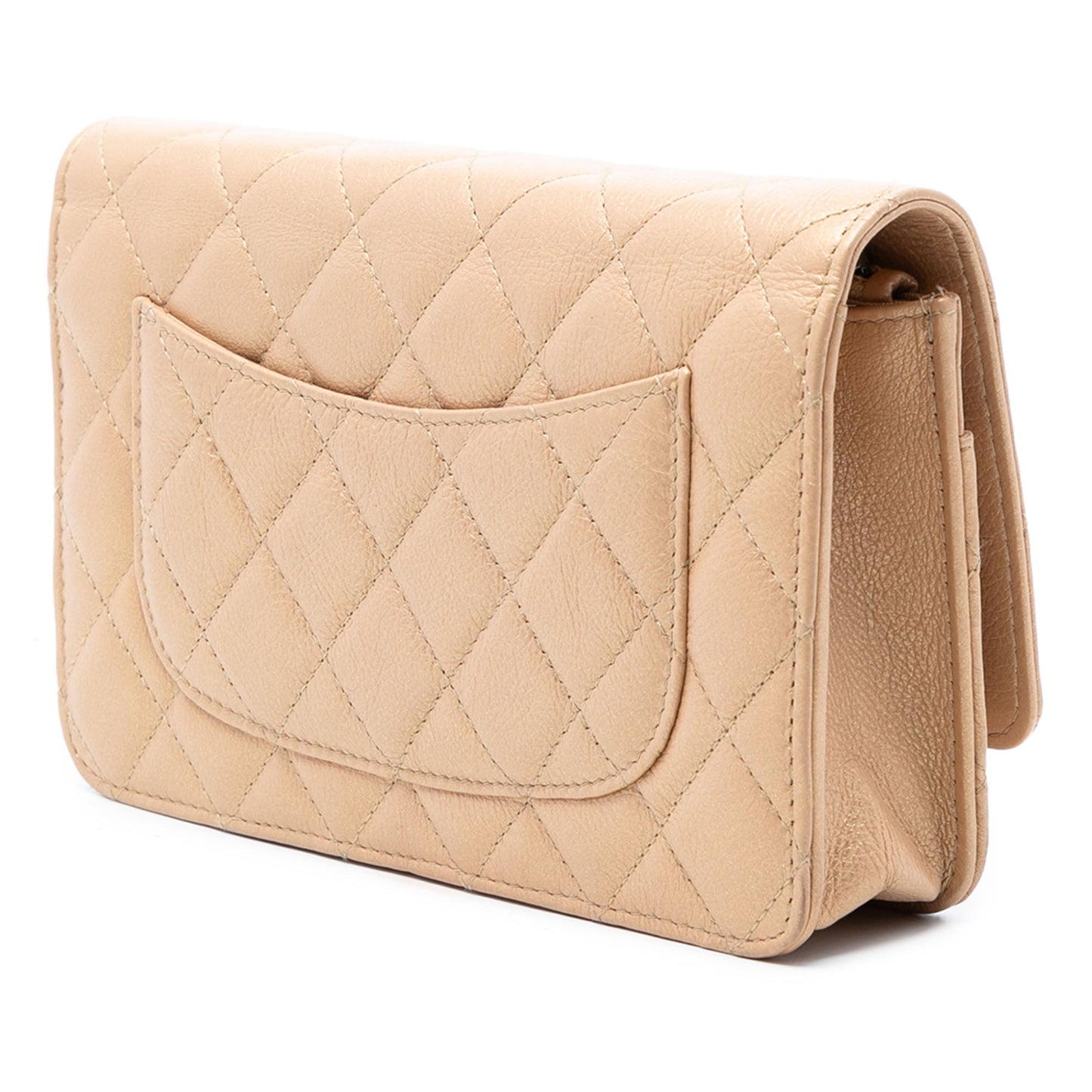 Quilted Aged Calfskin Reissue 2.55 Lucky Charms Wallet On Chain