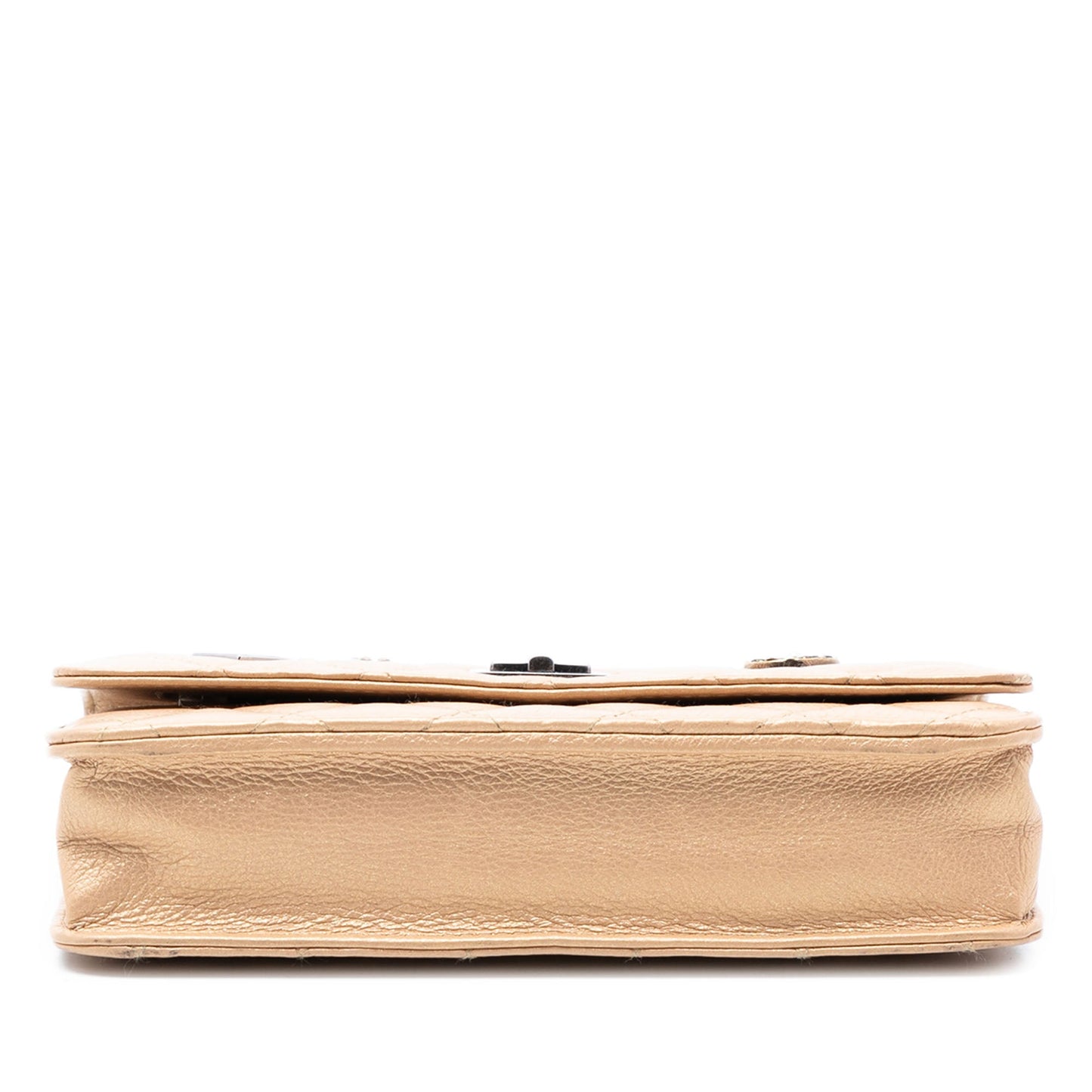 Quilted Aged Calfskin Reissue 2.55 Lucky Charms Wallet On Chain
