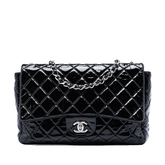 Chanel Jumbo Classic Patent Single Flap