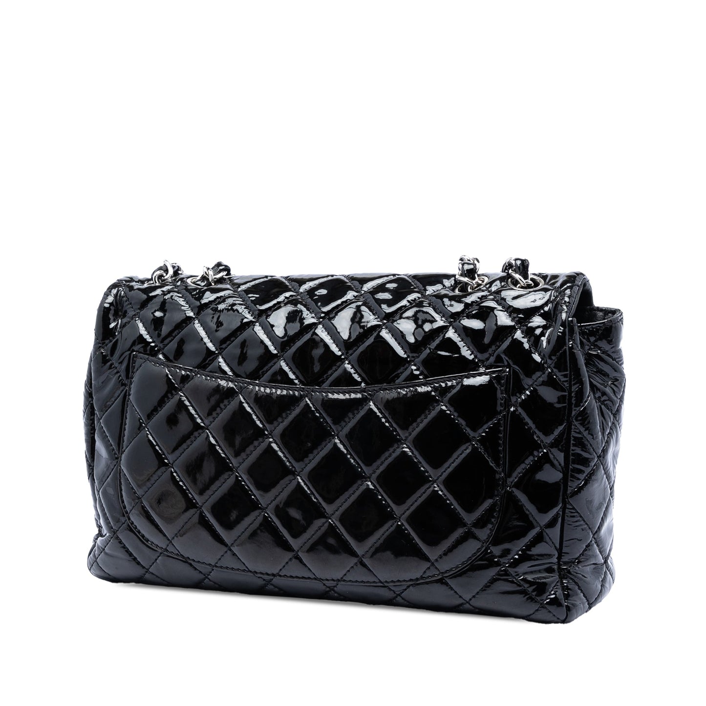 Chanel Jumbo Classic Patent Single Flap