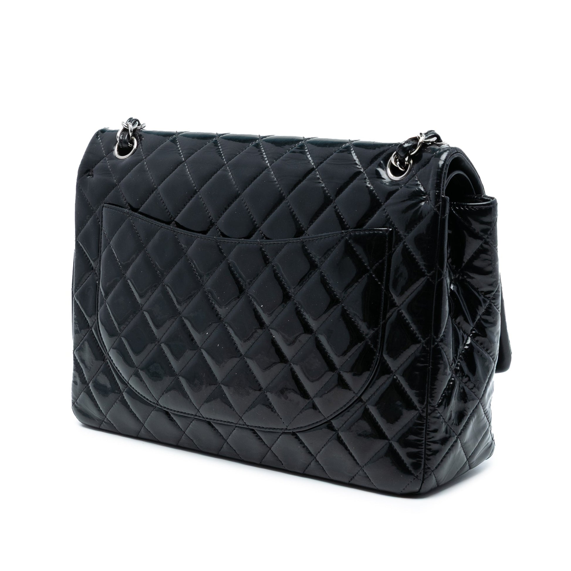 Chanel Jumbo Classic Patent Double Flap