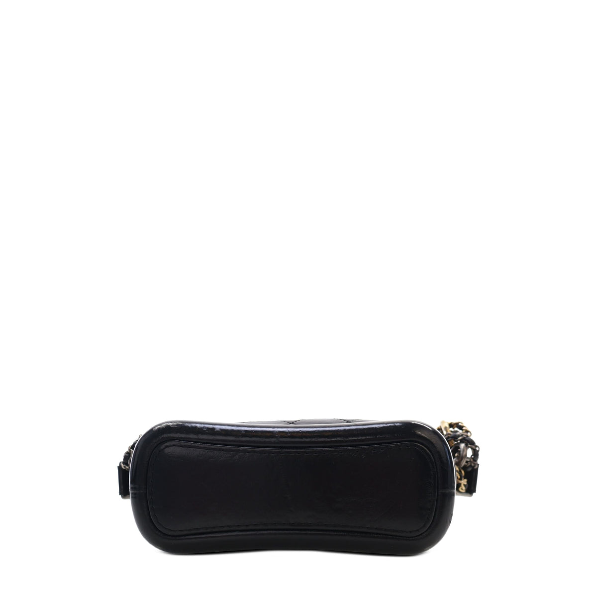 Chanel Small Quilted Aged Calfskin Gabrielle Hobo — Black