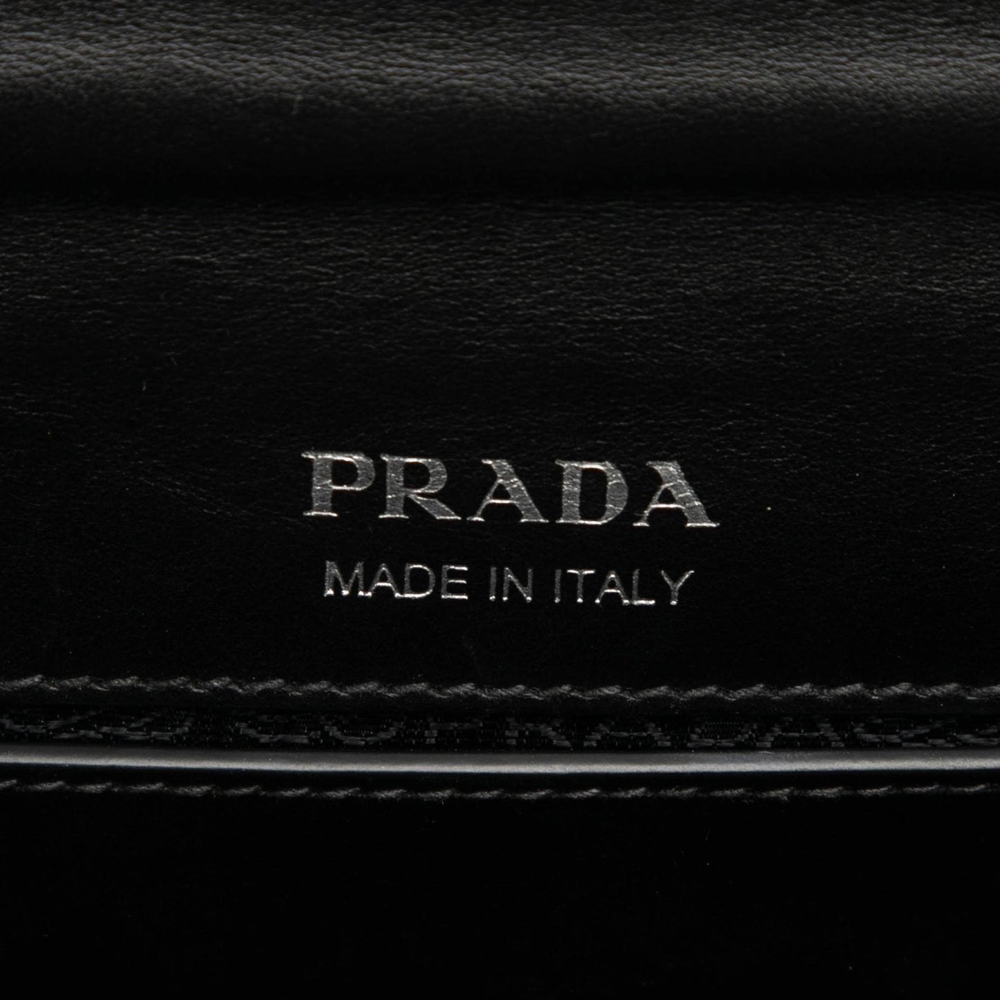 Prada City Calf Crystal Embellished Ribbon Bag