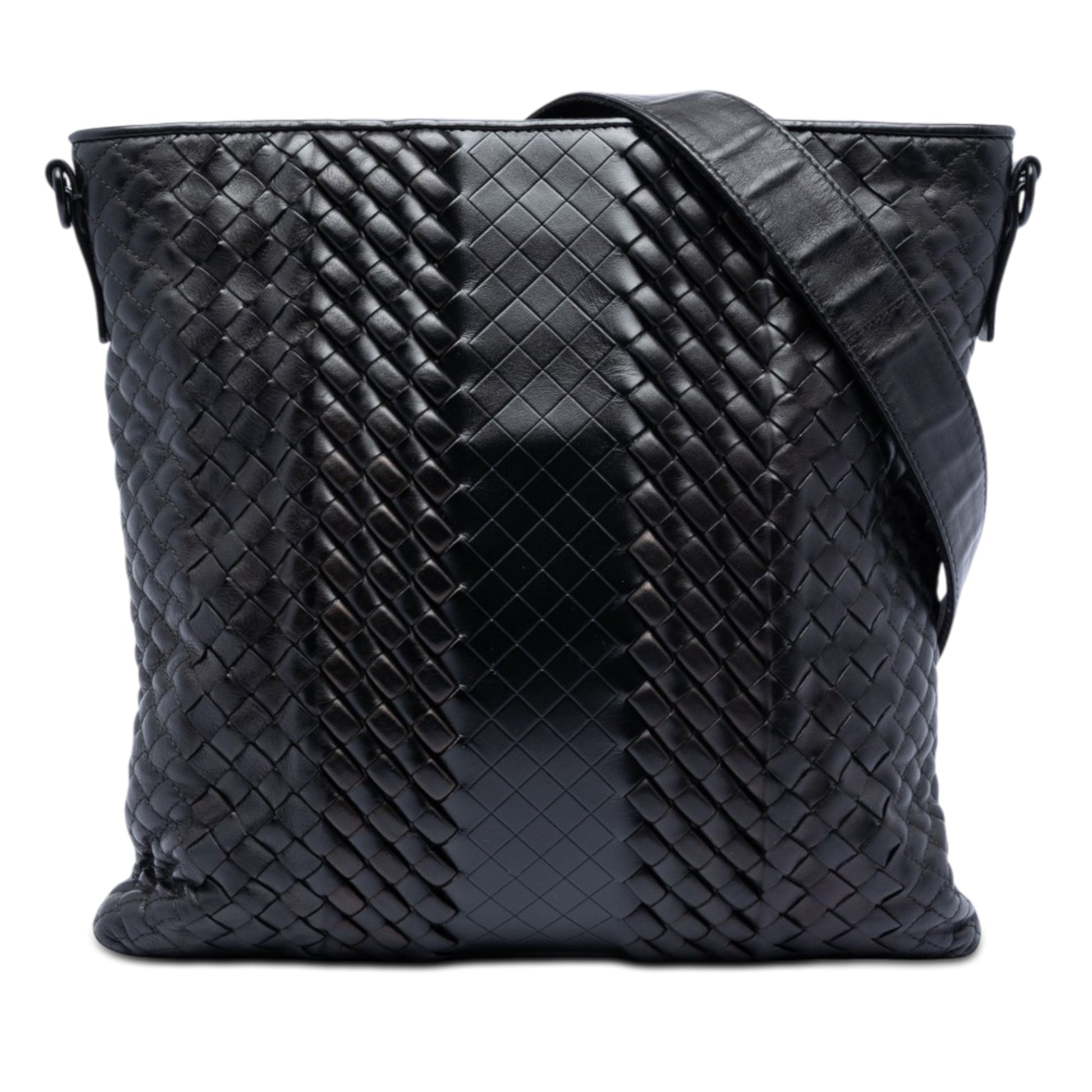 Bottega Veneta Leather Intreccio Imperatore Crossbody