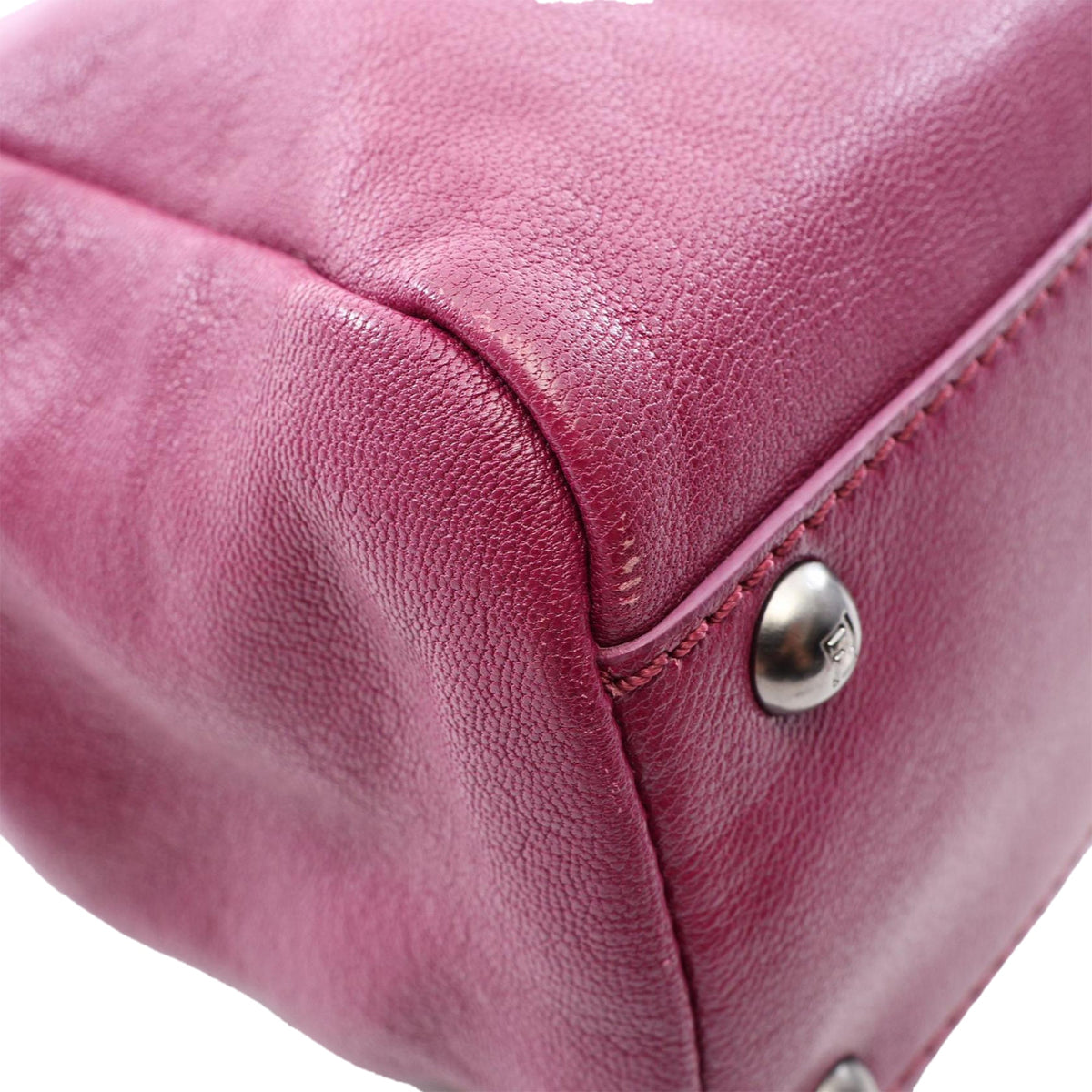 Fendi Medium Goatskin Peekaboo Satchel — Purple