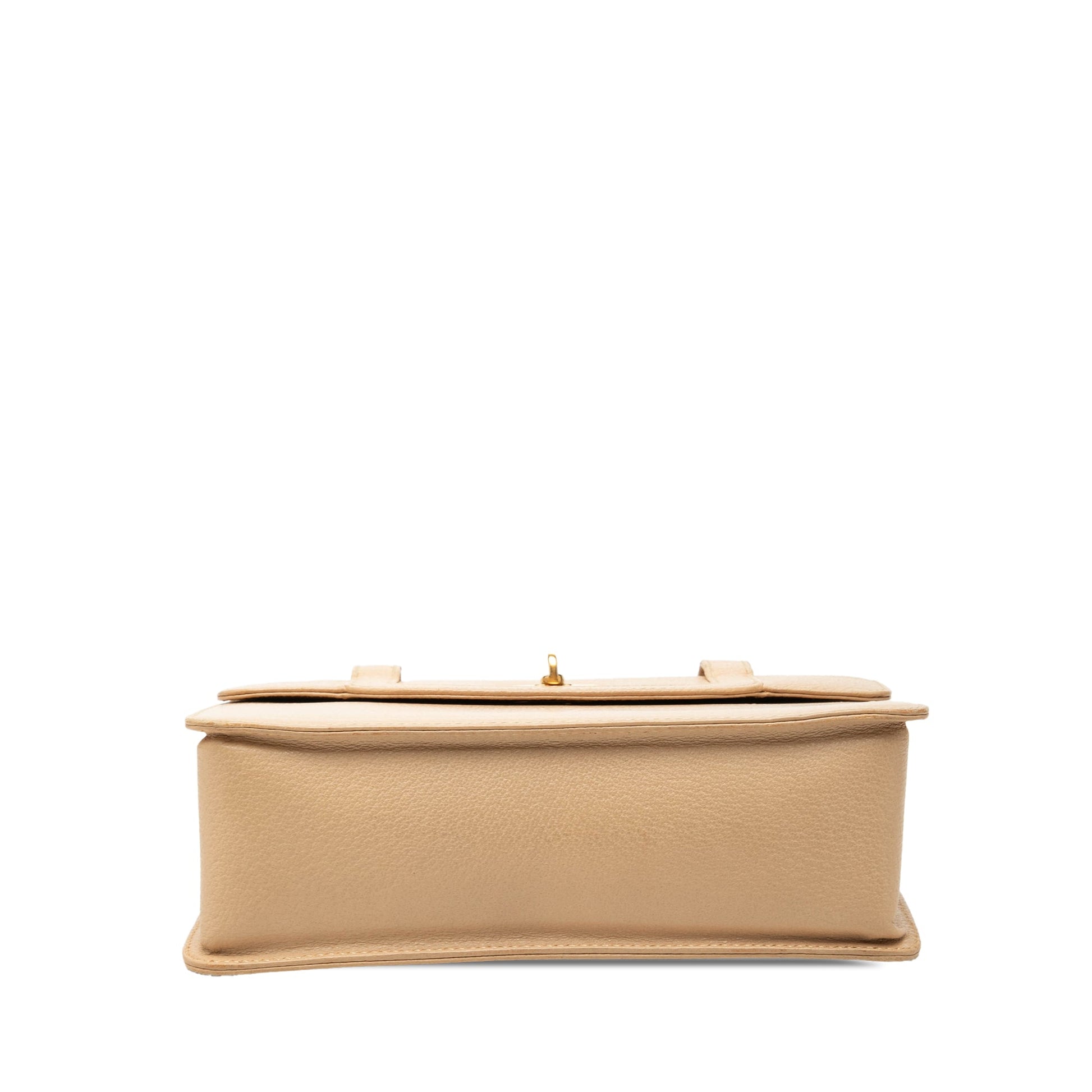 Gucci Calfskin Turnlock Bamboo Top Handle Bag