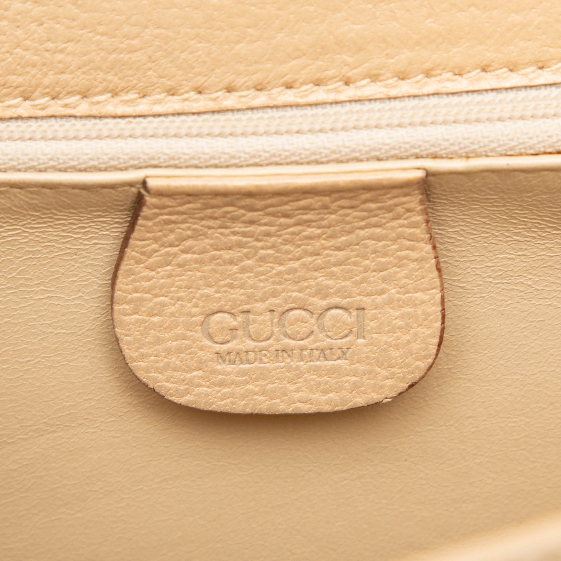 Gucci Calfskin Turnlock Bamboo Top Handle Bag