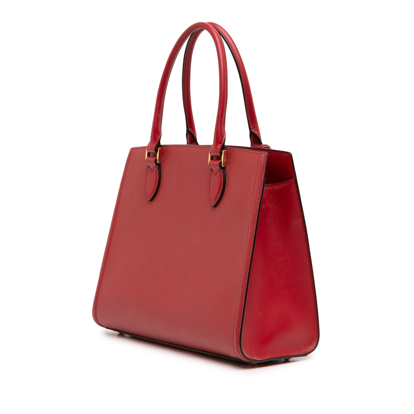Soft Calf Trimmed Saffiano Lux Satchel