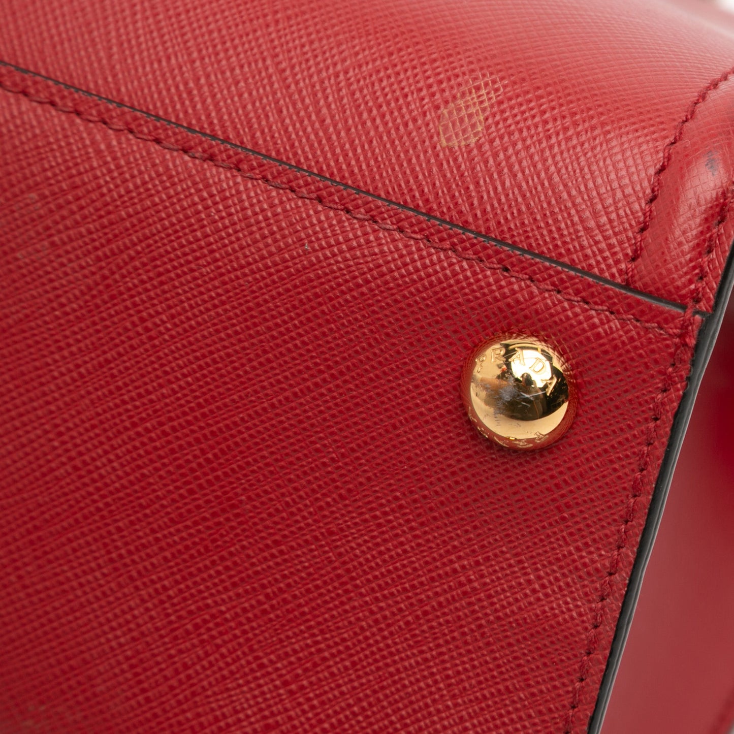 Soft Calf Trimmed Saffiano Lux Satchel