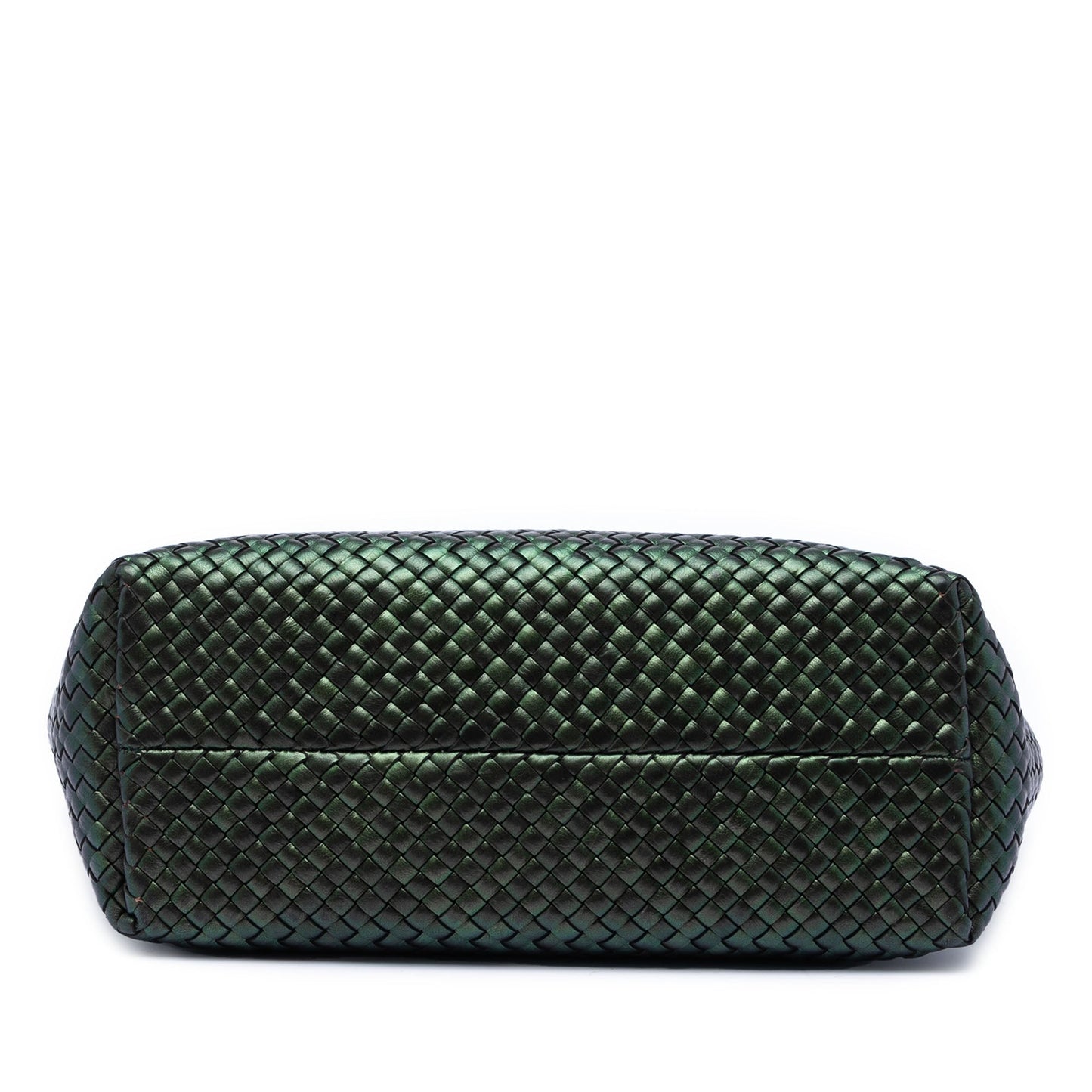 Bottega Veneta Medium Iridescent Nappa Intrecciato Cabat Tote