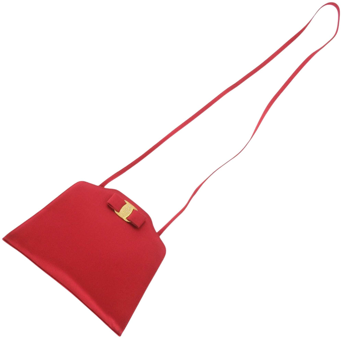 Ferragamo Satin Vara Bow Crossbody