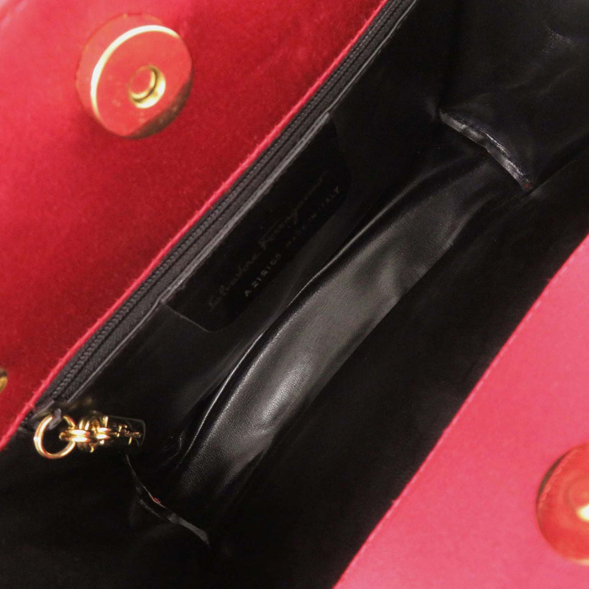 Ferragamo Satin Vara Bow Crossbody