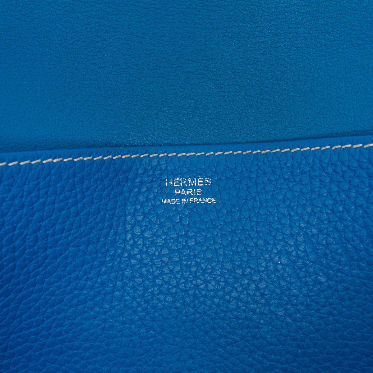 Hermès Clemence Halzan 31 — Blue