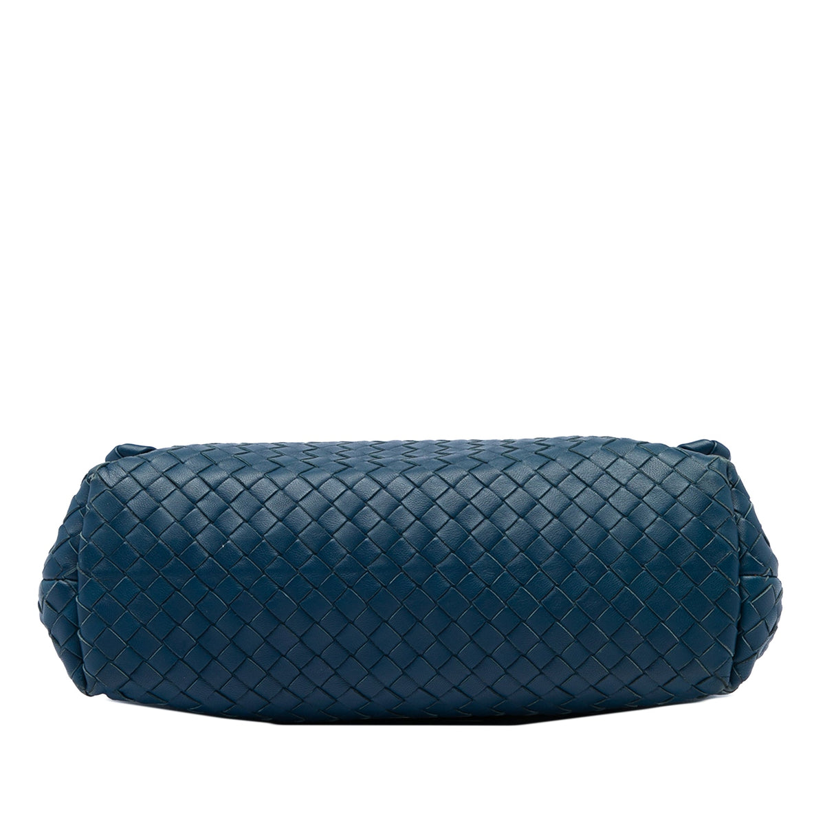 Bottega Veneta Medium Nappa Intrecciato Olimpia Shoulder Bag — Blue