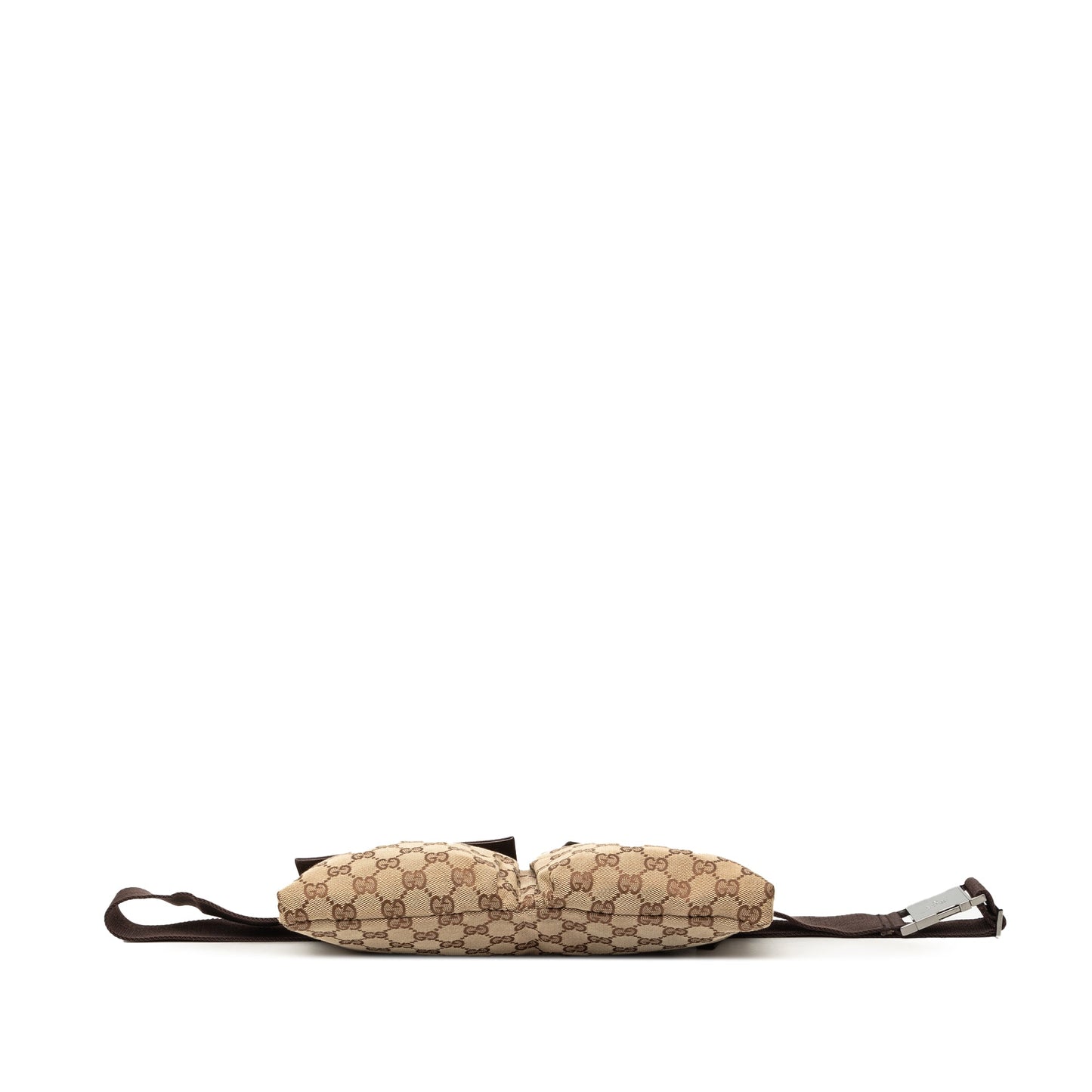 Gucci GG Canvas Double Pocket Belt Bag