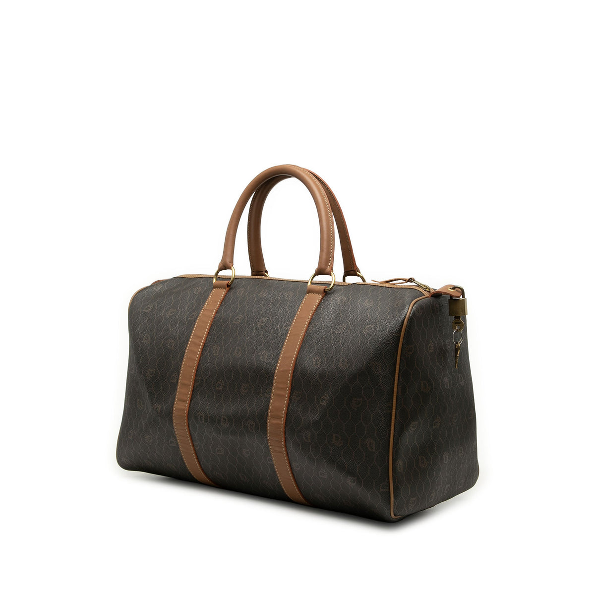 Dior Honeycomb Coated Canvas Boston Bag