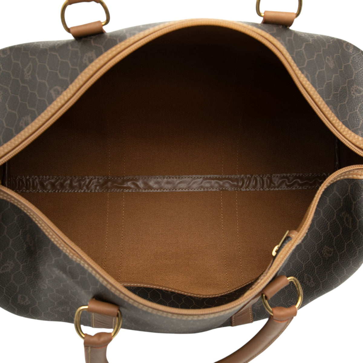 Dior Honeycomb Coated Canvas Boston Bag
