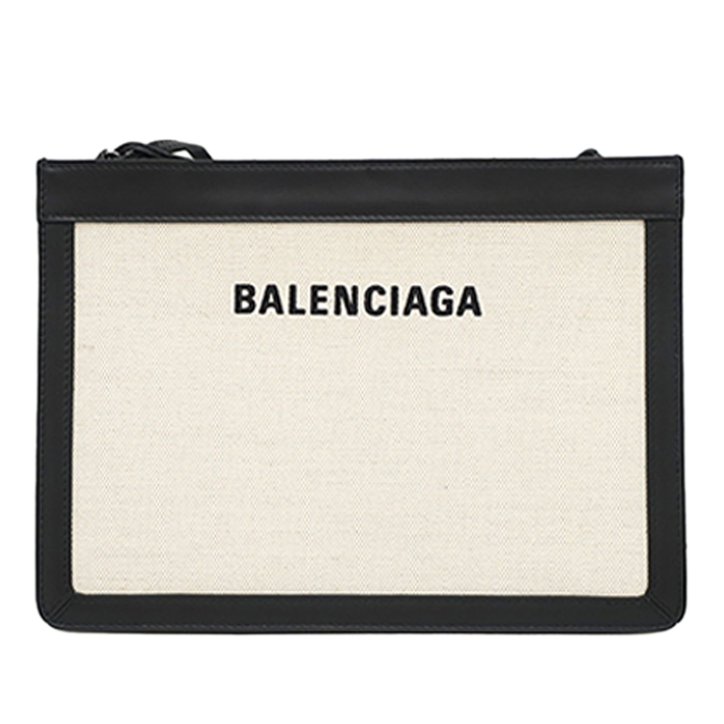 Balenciaga Canvas Navy Pochette Crossbody