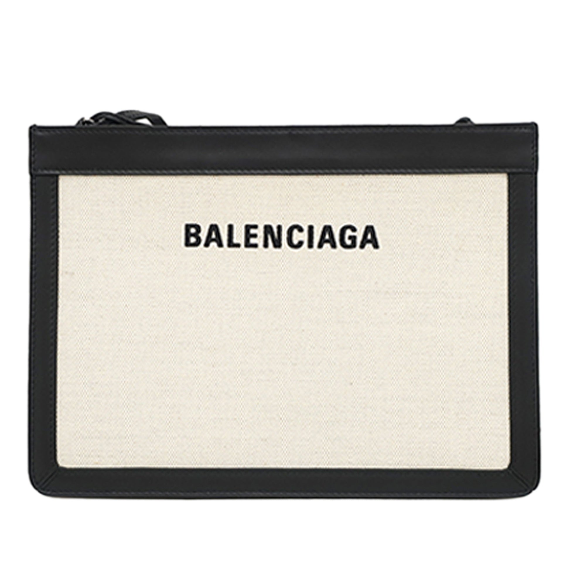 Balenciaga Canvas Navy Pochette Crossbody