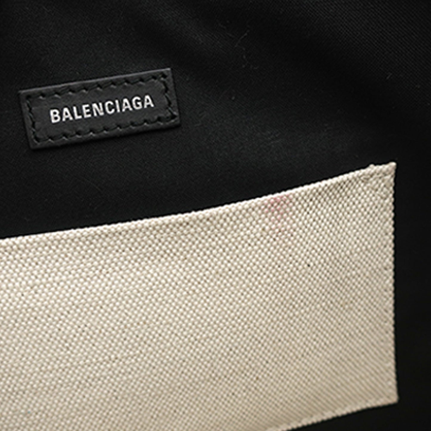 Balenciaga Canvas Navy Pochette Crossbody