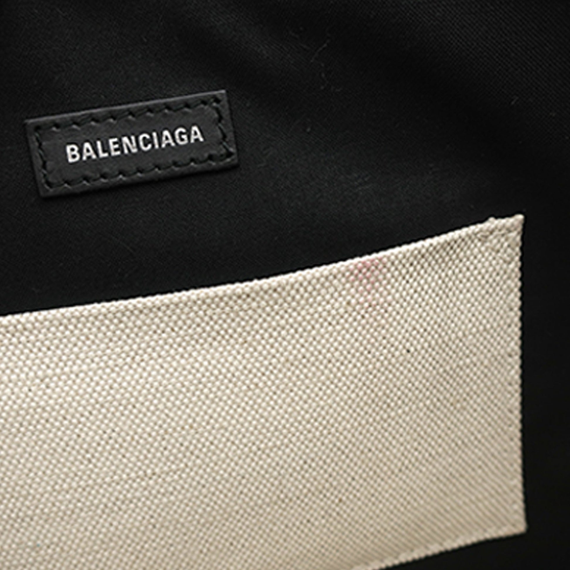 Balenciaga Canvas Navy Pochette Crossbody