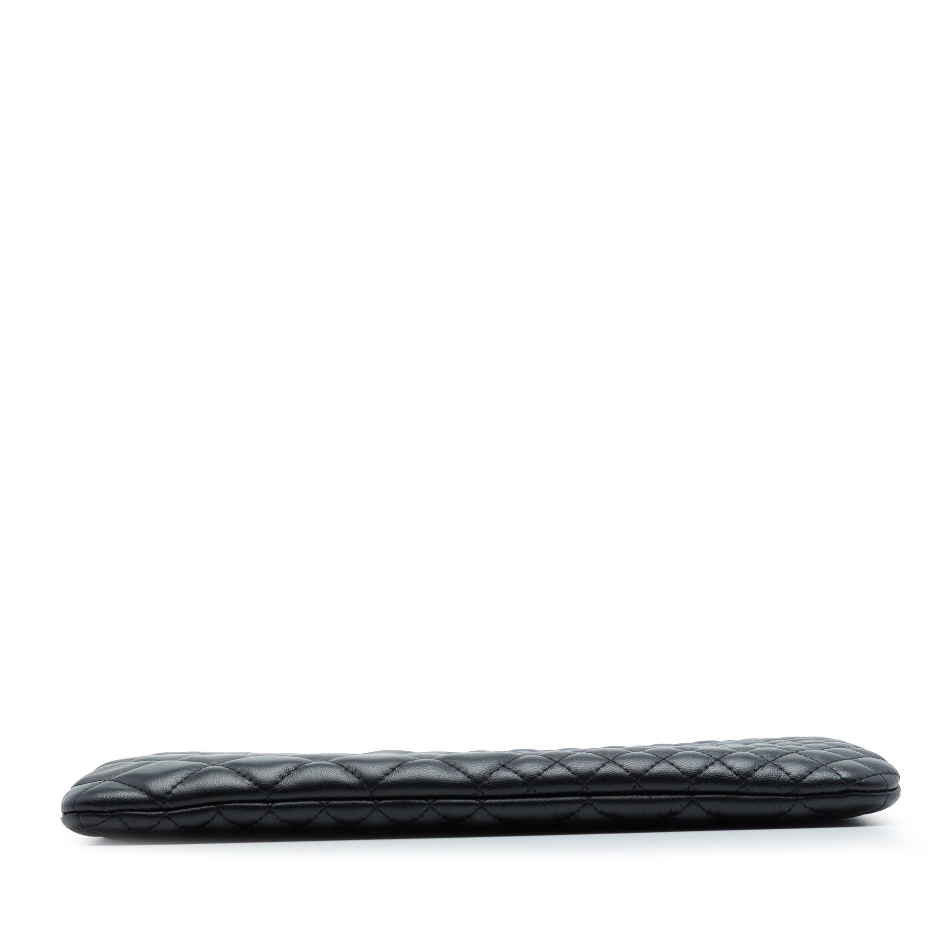 Chanel Medium Bi Quilted Lambskin O Case Clutch