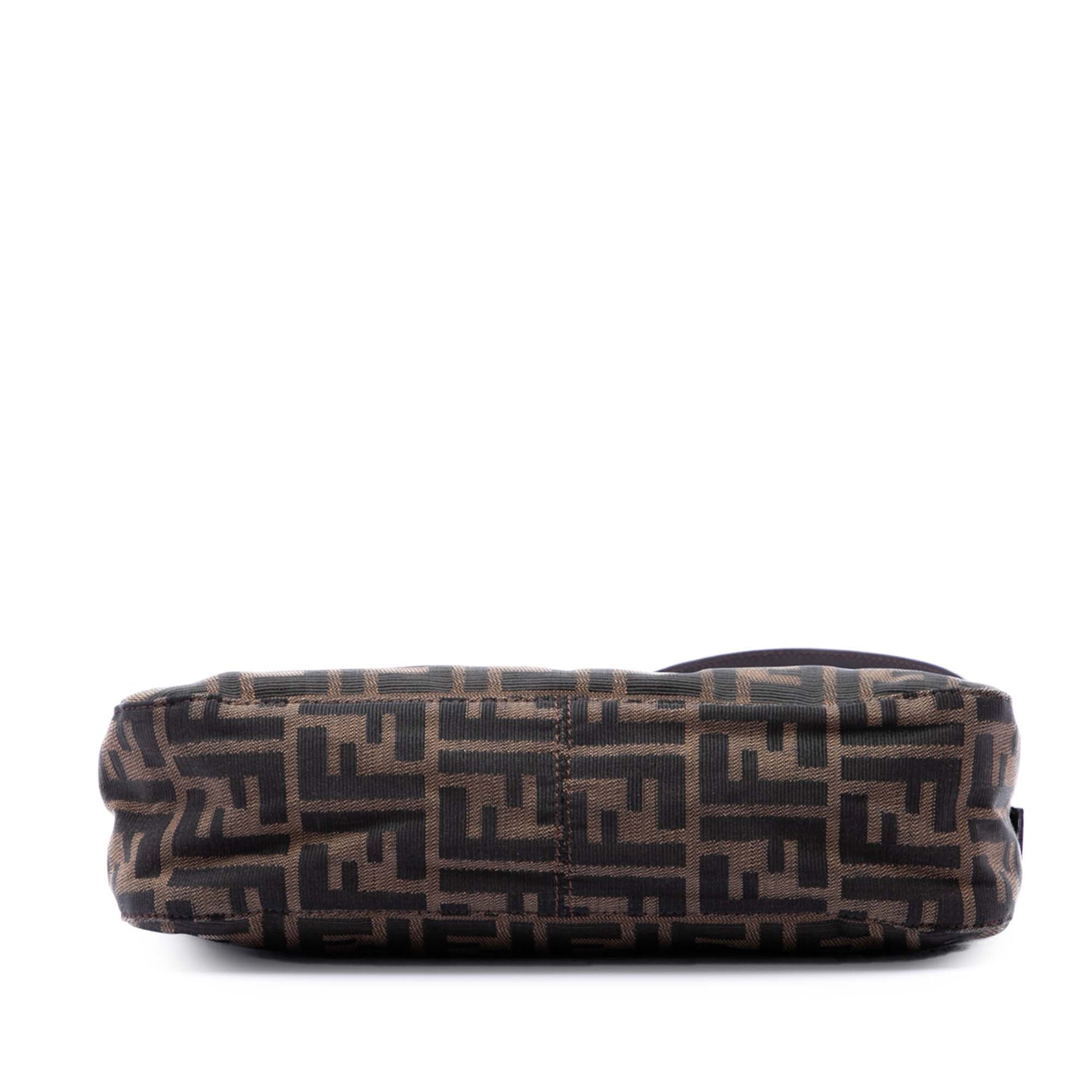 Fendi Zucca Canvas Shoulder Bag