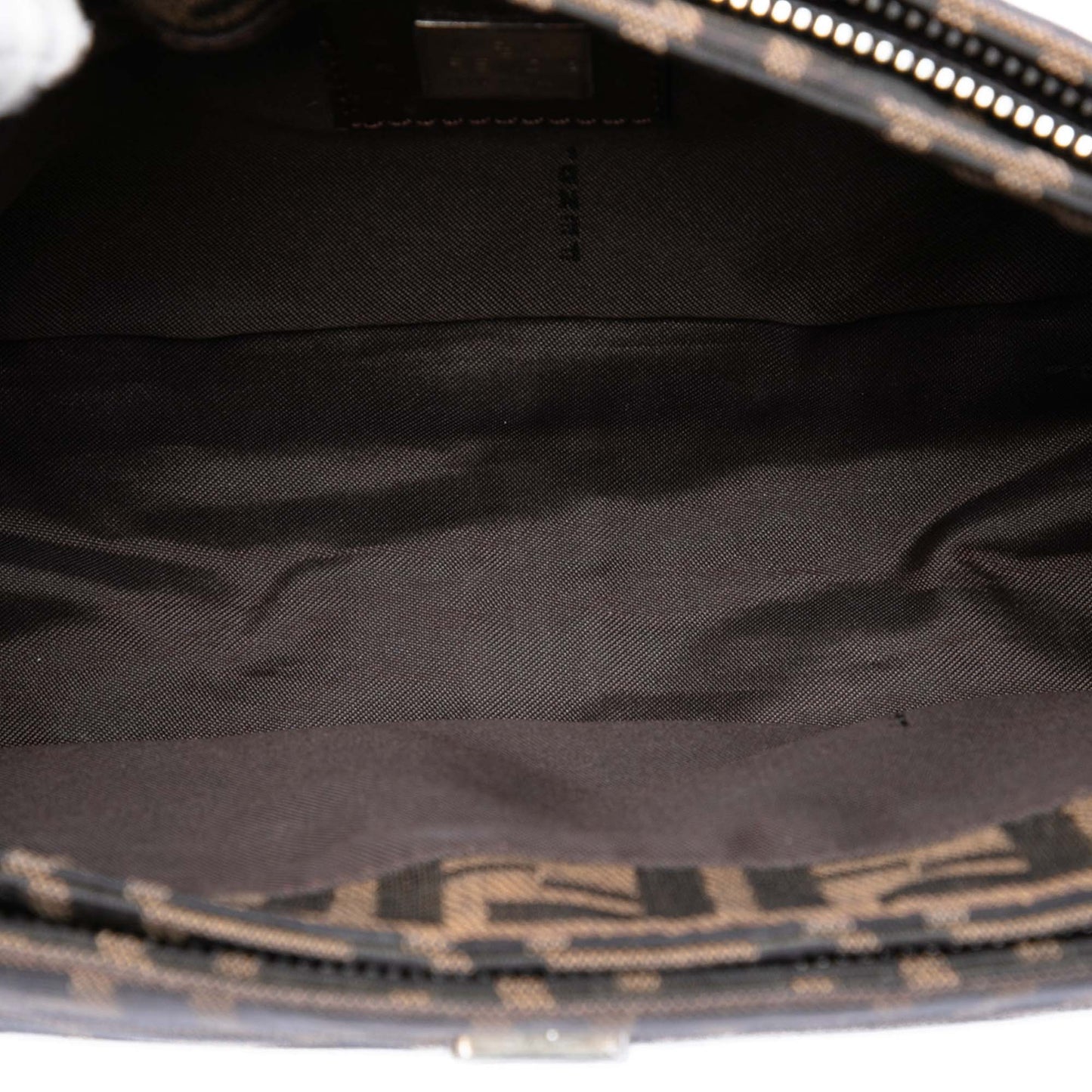 Fendi Zucca Canvas Shoulder Bag