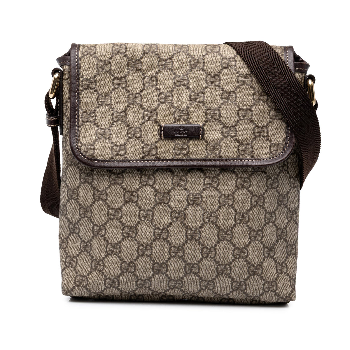 Gucci GG Supreme Crossbody — Beige