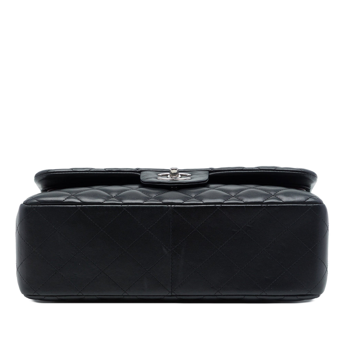 Chanel Jumbo Classic Lambskin Double Flap — Black