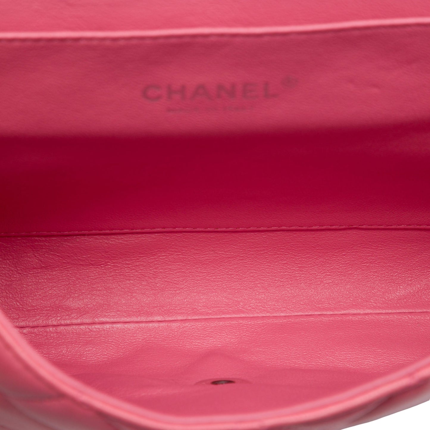 Chanel CC Quilted Lambskin Flap Clutch on Chain