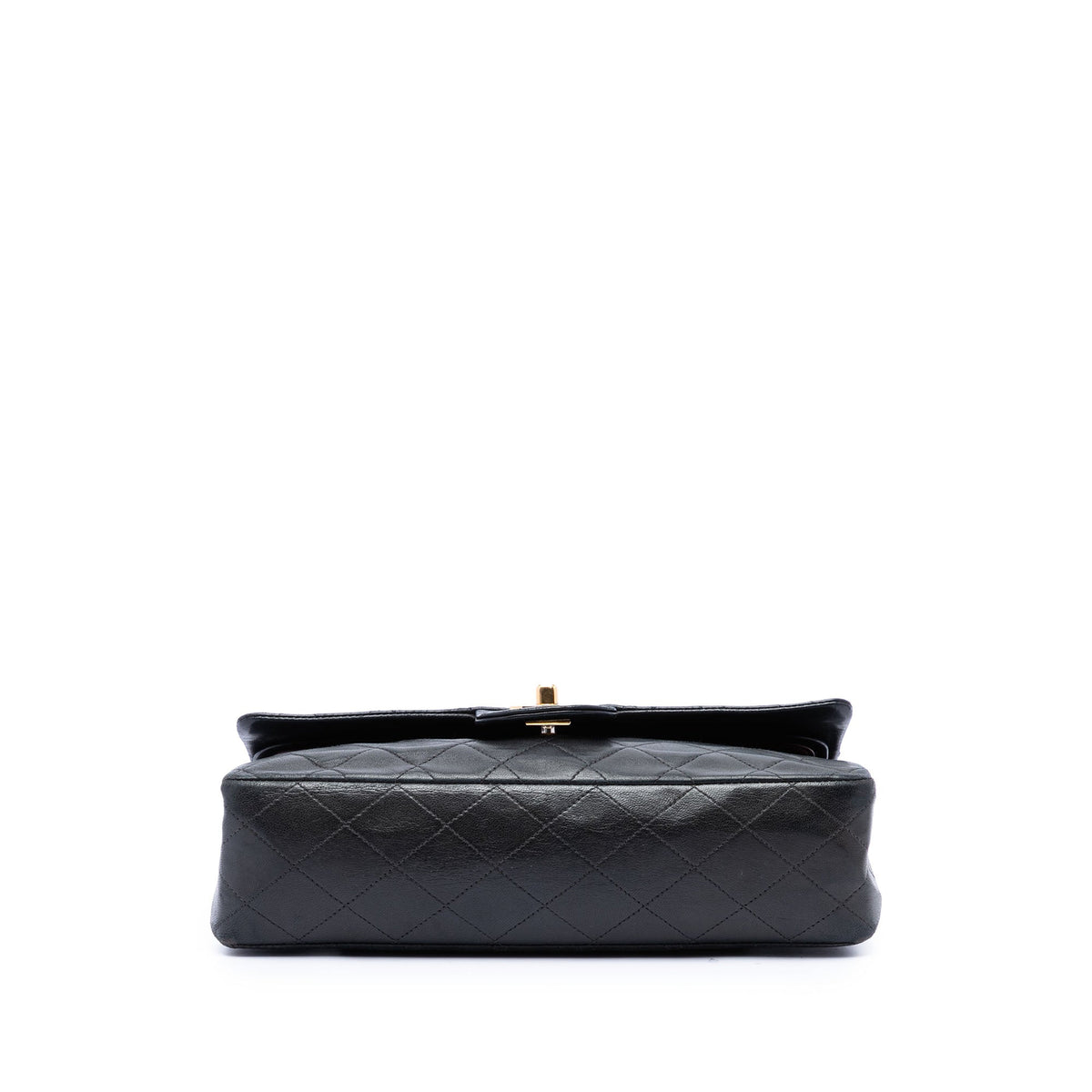 Chanel Medium Classic Lambskin Double Flap — Black