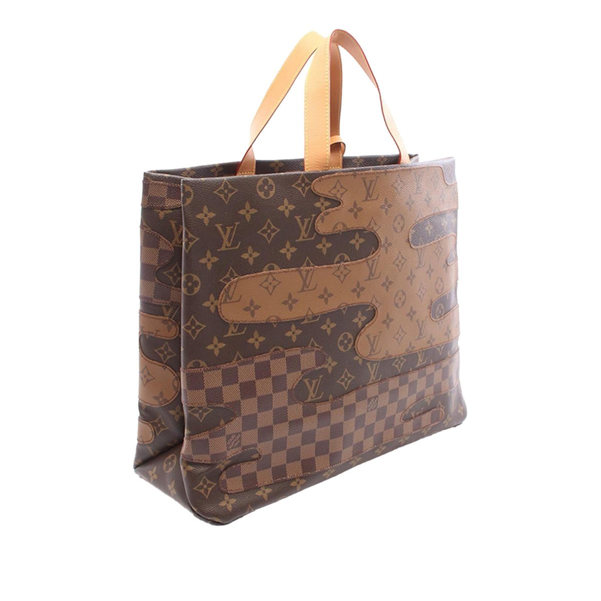 Louis Vuitton Monogram Landscape Shopper Tote MM — Brown