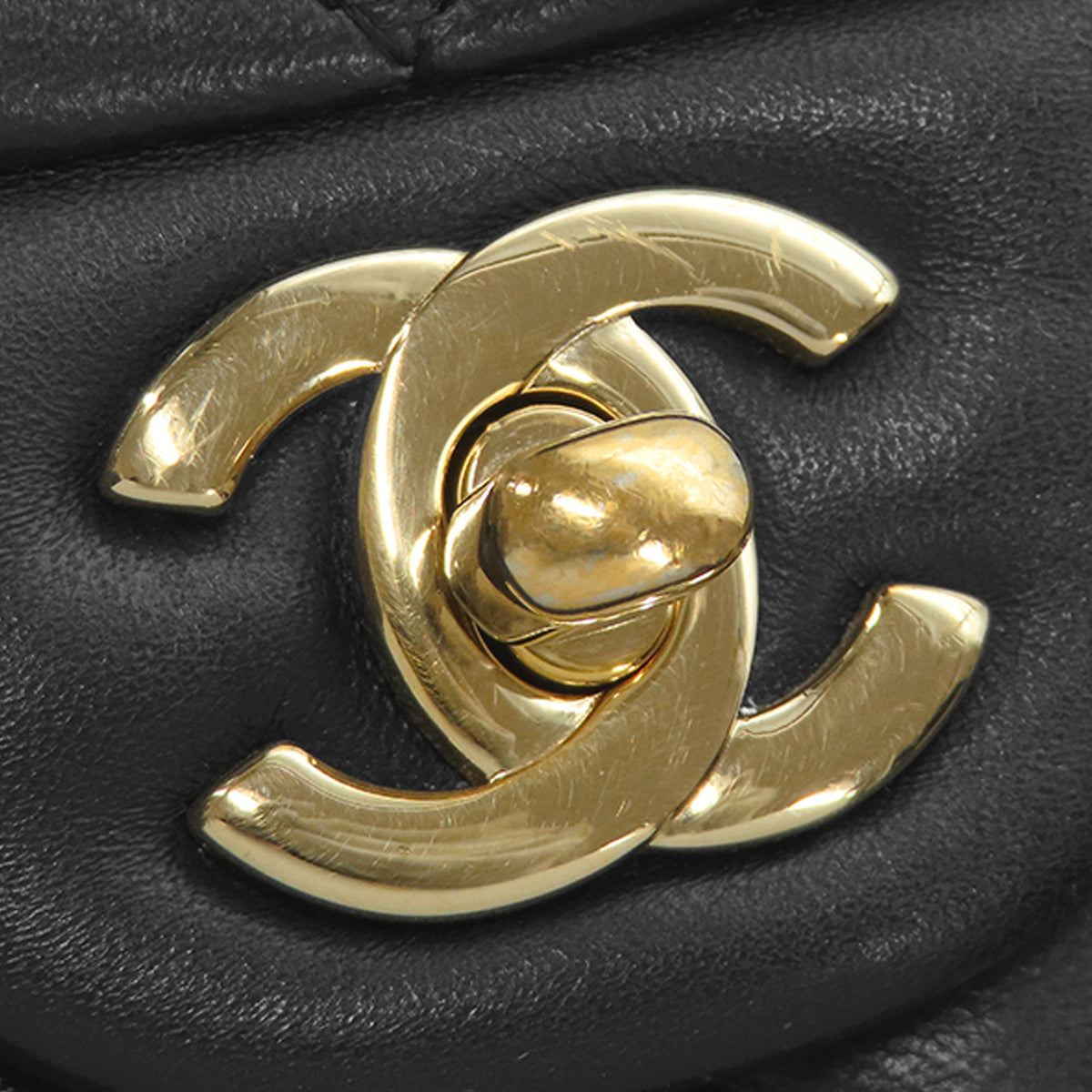 Chanel Mini Rectangular Classic Lambskin Lion Charm Top Handle Flap