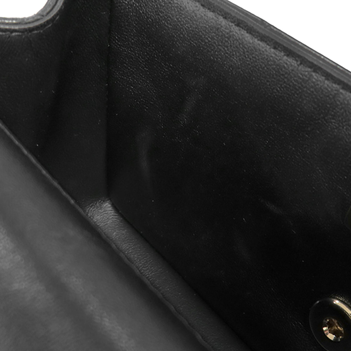 Chanel Mini Rectangular Classic Lambskin Lion Charm Top Handle Flap