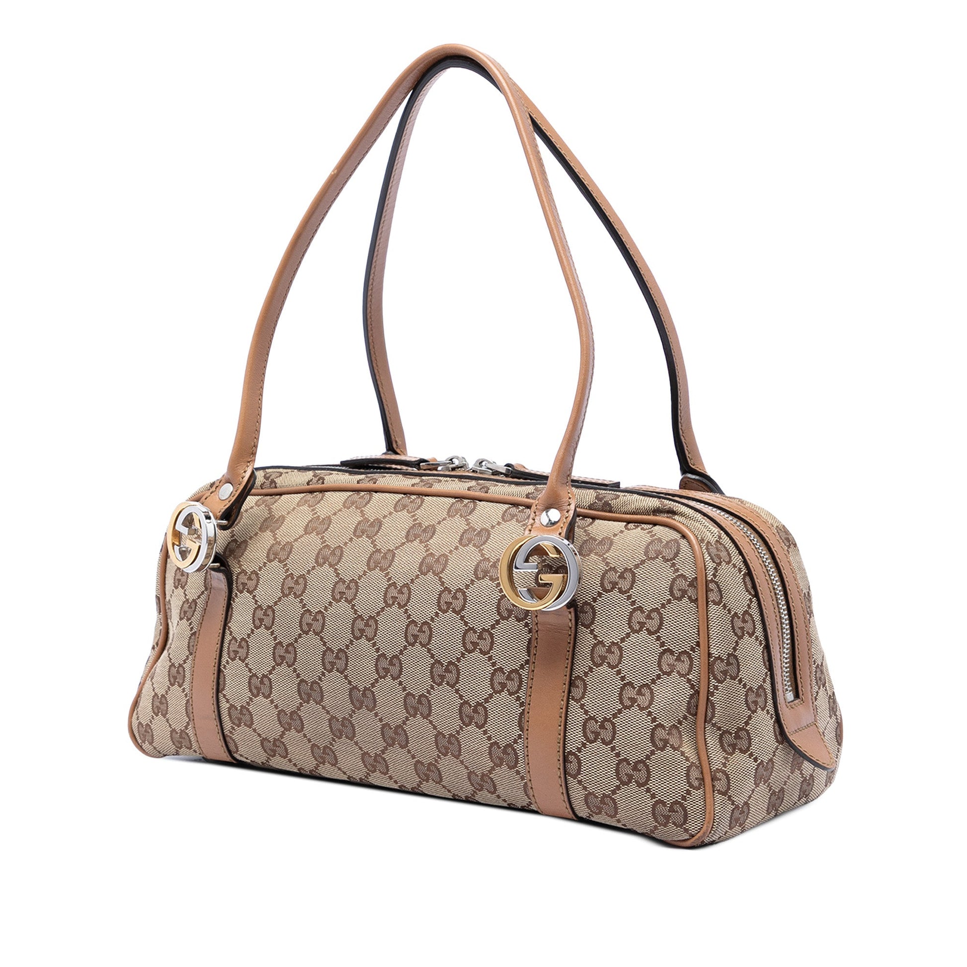 Gucci GG Canvas Twins Shoulder Bag