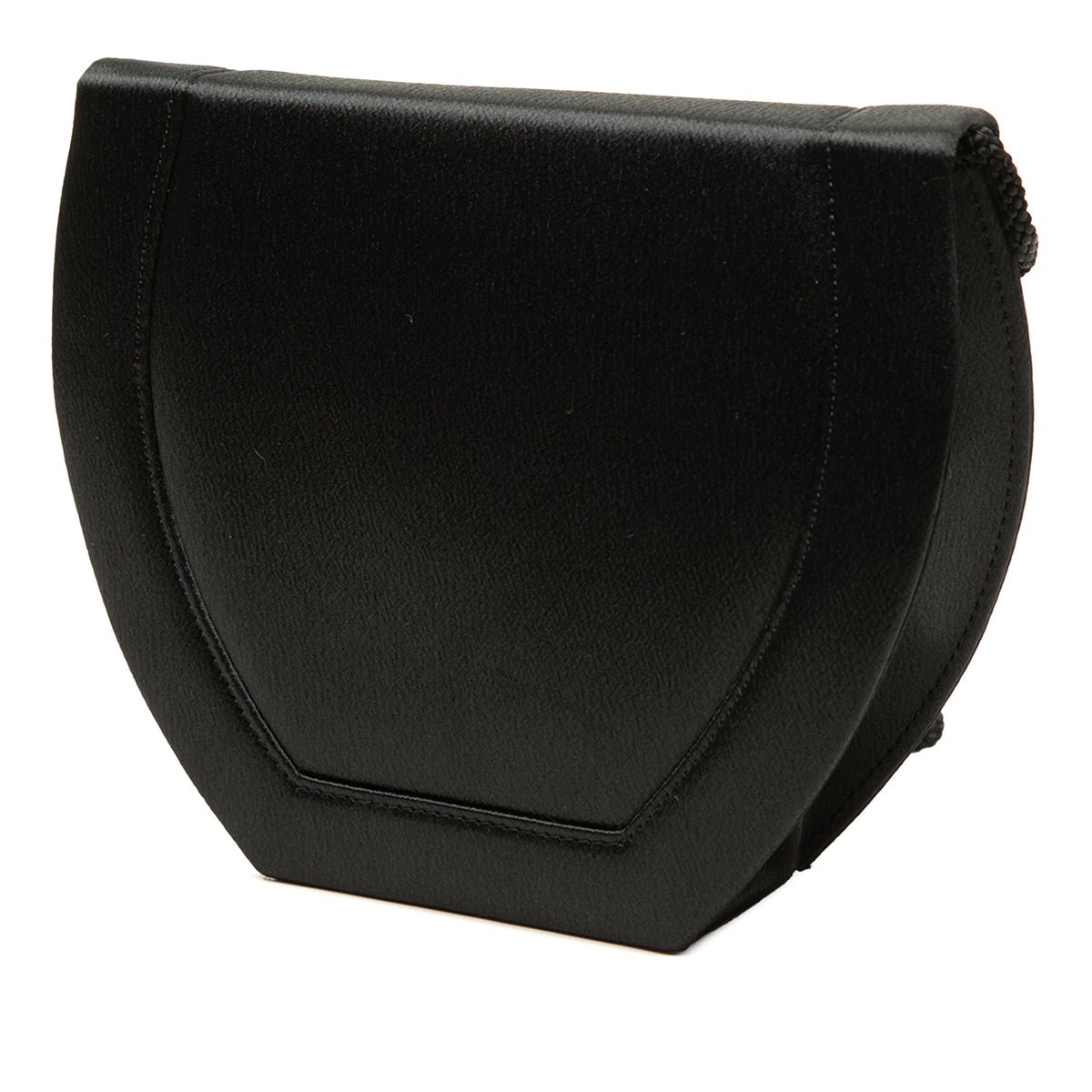 Saint Laurent Satin Bow Crossbody — Black