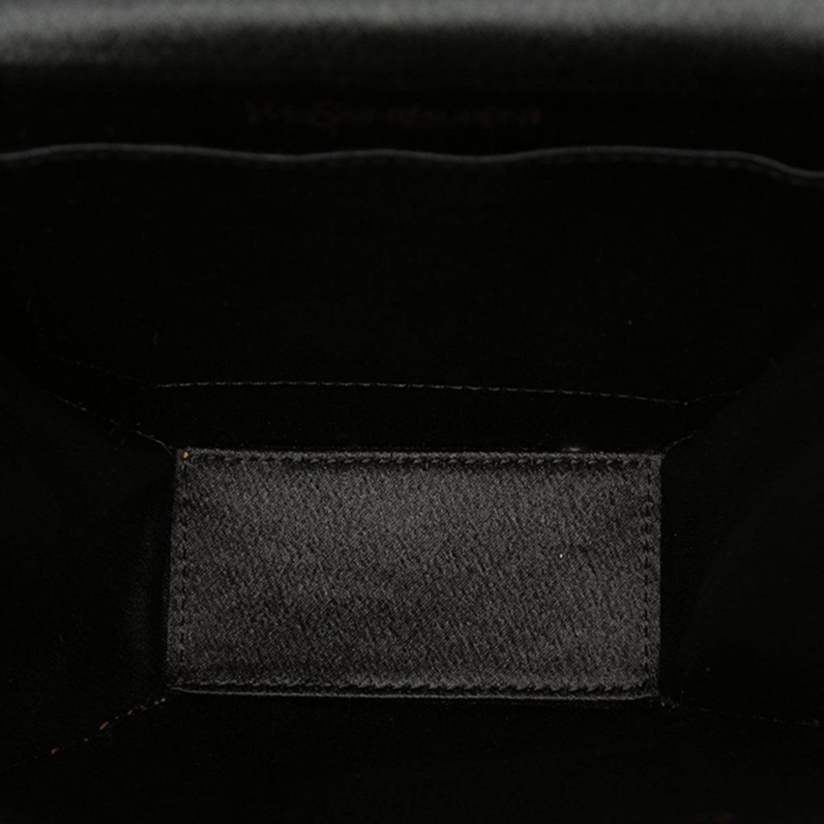 Saint Laurent Satin Bow Crossbody — Black