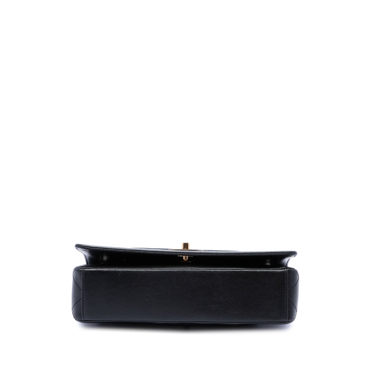 Chanel Small Lambskin Mademoiselle Flap — Black