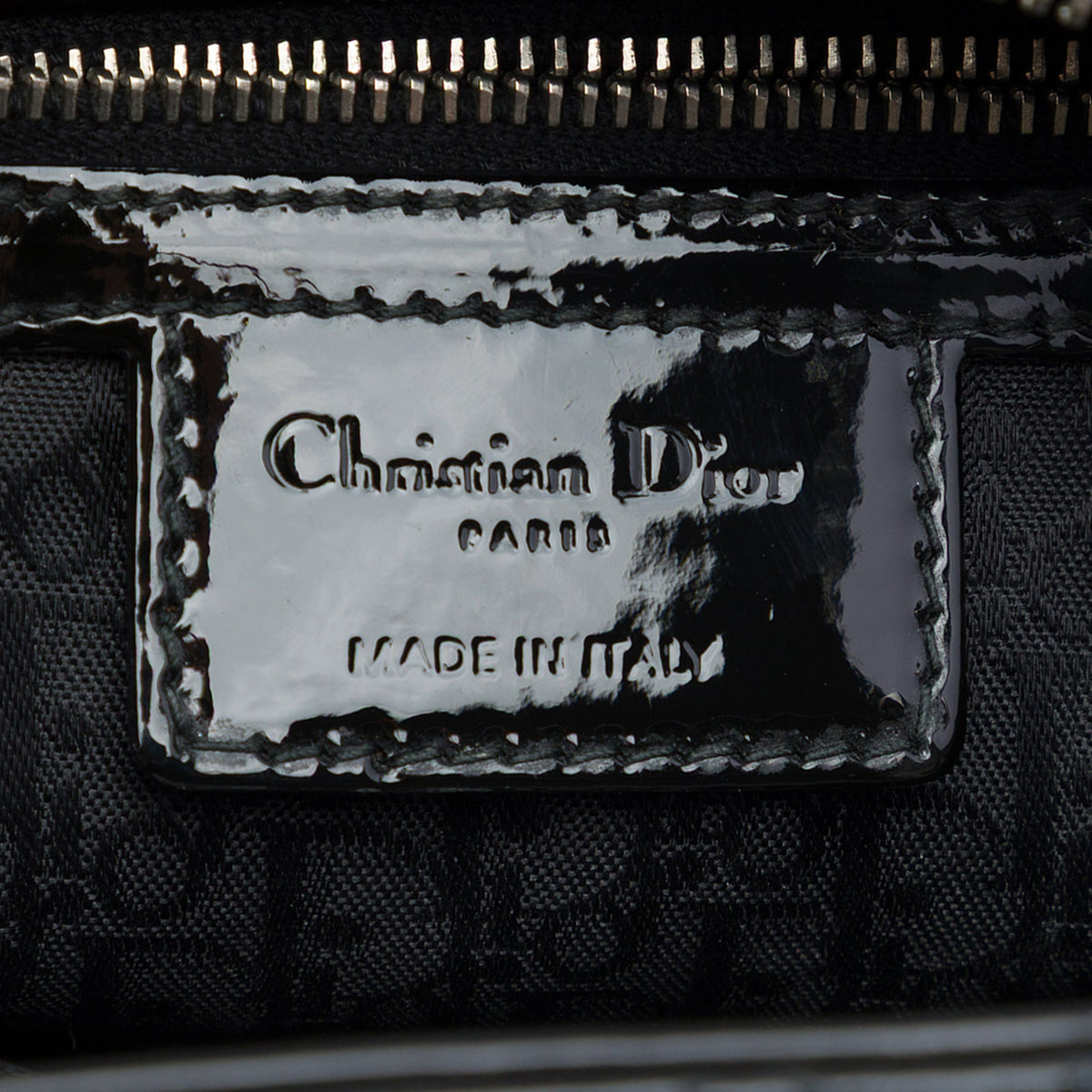 Dior Medium Patent Cannage Lady Dior