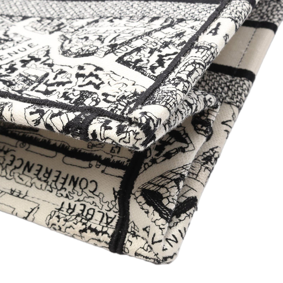 Dior Medium Plan De Paris Book Tote — White