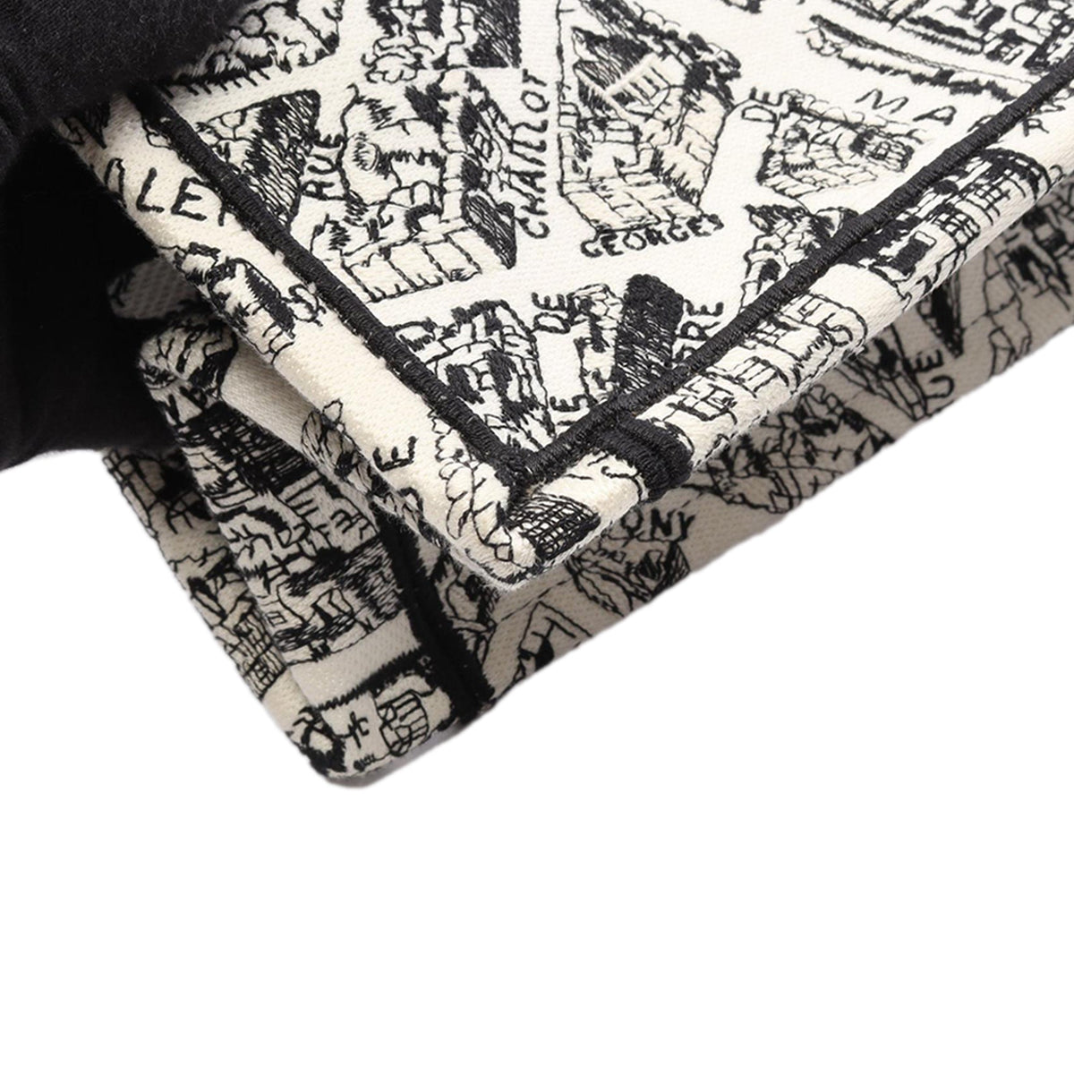Dior Medium Plan De Paris Book Tote — White