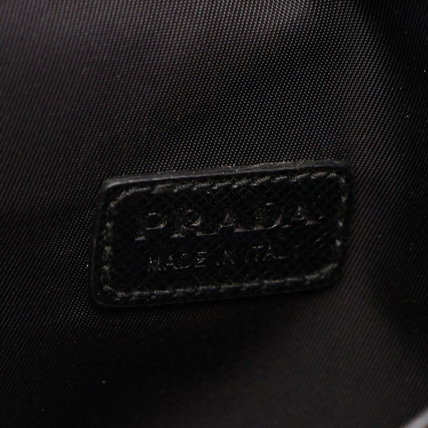 Prada Saffiano Trimmed Tessuto Messenger Bag