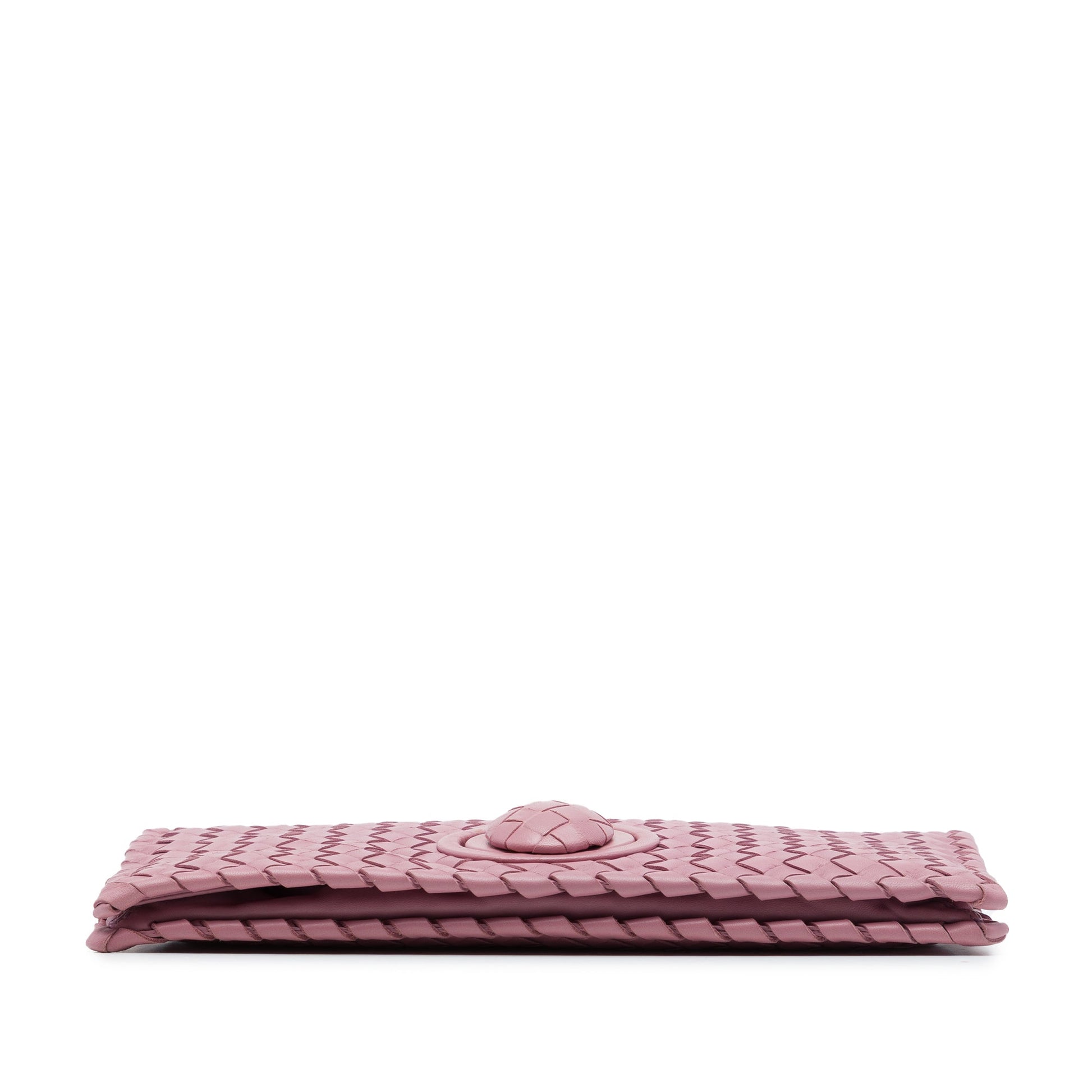 Bottega Veneta Nappa Intrecciato Turn Lock Clutch