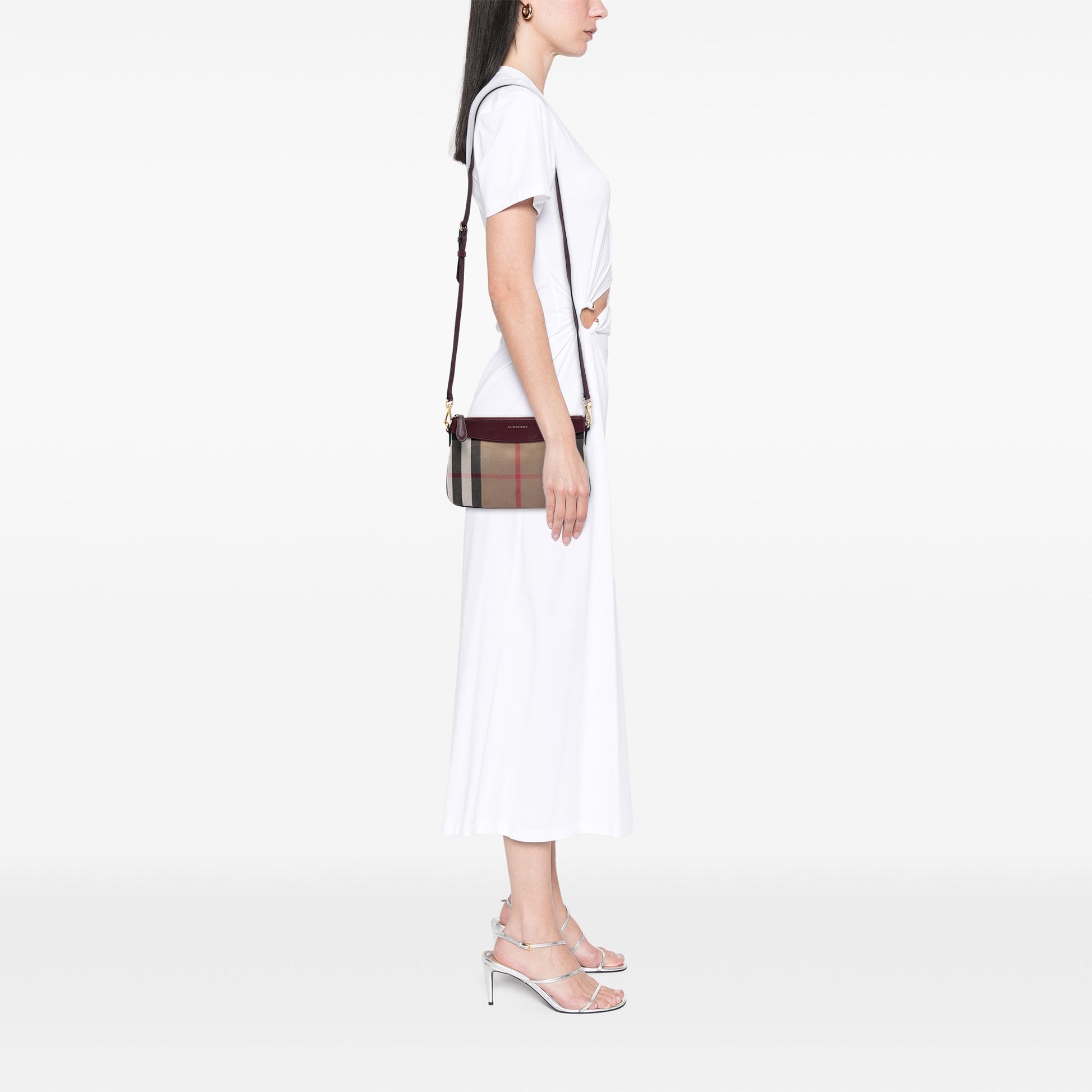 Mega Check Canvas Derby Peyton Crossbody