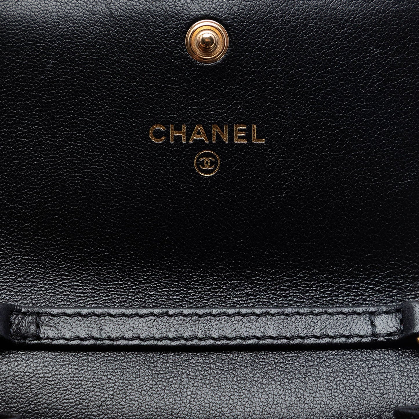 Chanel Quilted Lambskin 19 Flap Coin Purse With Chain