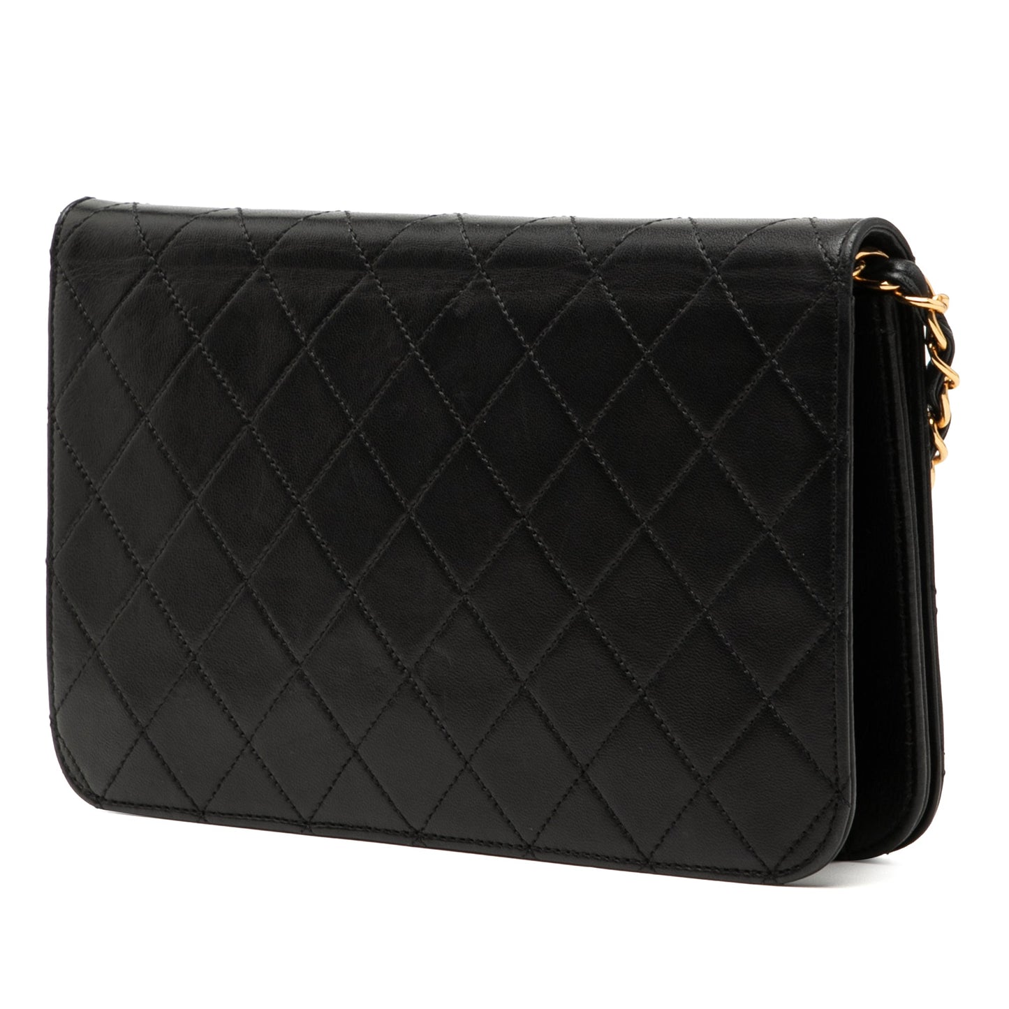 Chanel CC Quilted Lambskin Full Single Flap
