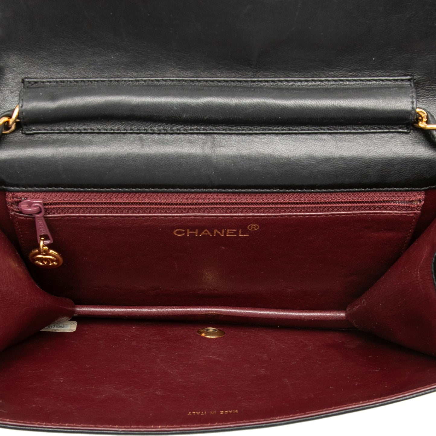 Chanel CC Quilted Lambskin Full Single Flap